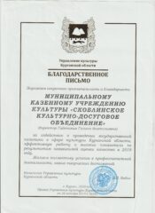 Наши достижения за 2020 год.